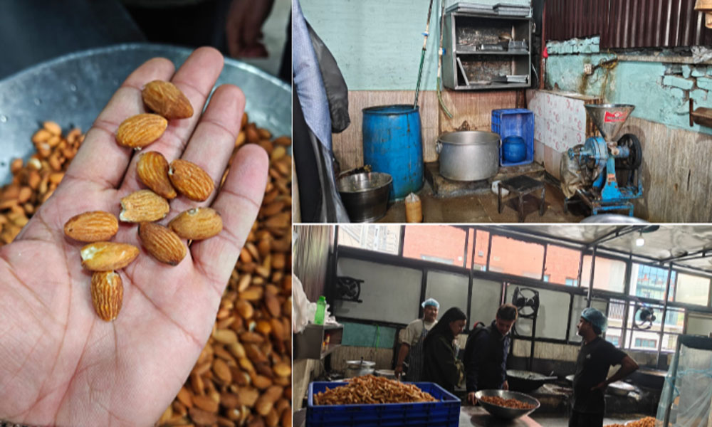 बदाममा कीरा भेटिएपछि काठमाडौंको बागमती स्विट्सको उत्पादन र बिक्रीमा रोक